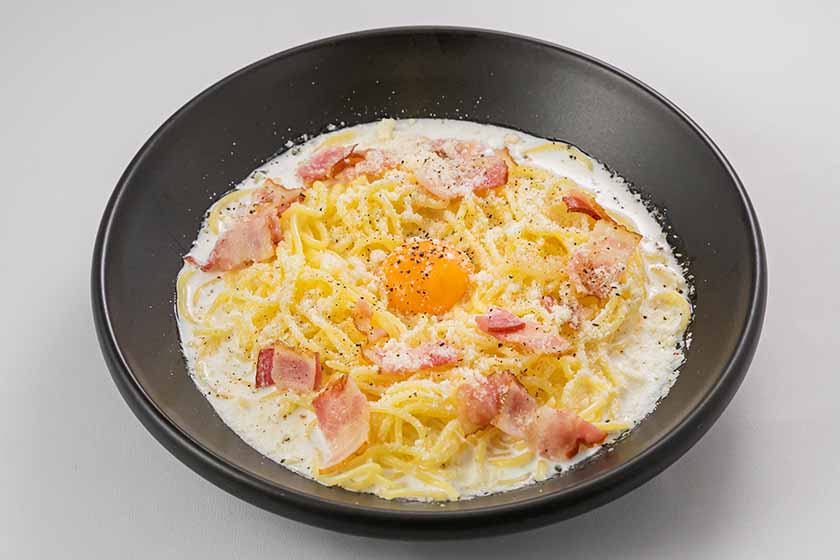 ぐつぐつパスタカルボナーラ