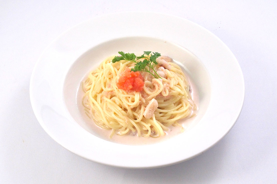 糖質0g麺　イカとたらこソース